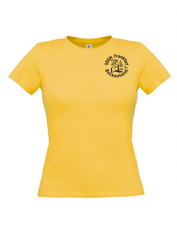 T-Shirt – Frauen – Used Yellow